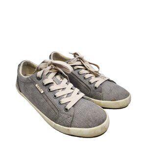Taos‎ Star Sneakers Women's Size 8.5 Gray Canvas Shoes